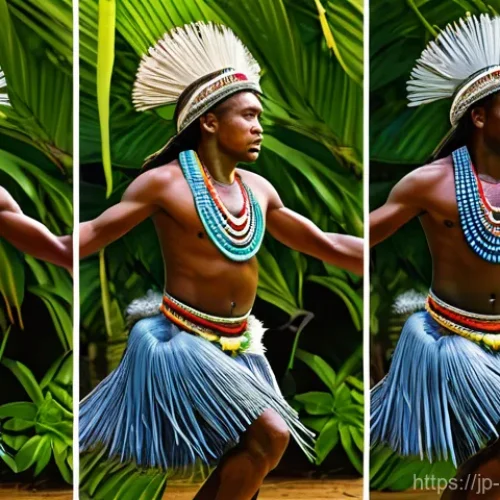 Home 16 솔로몬 제도 전통 춤 계승자 - Here are three detailed image prompts in English, crafted to inspire images reflecting the rich cult...